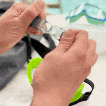 Easy-Wear Kids Swim Goggles