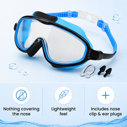 Easy-Wear Kids Swim Goggles